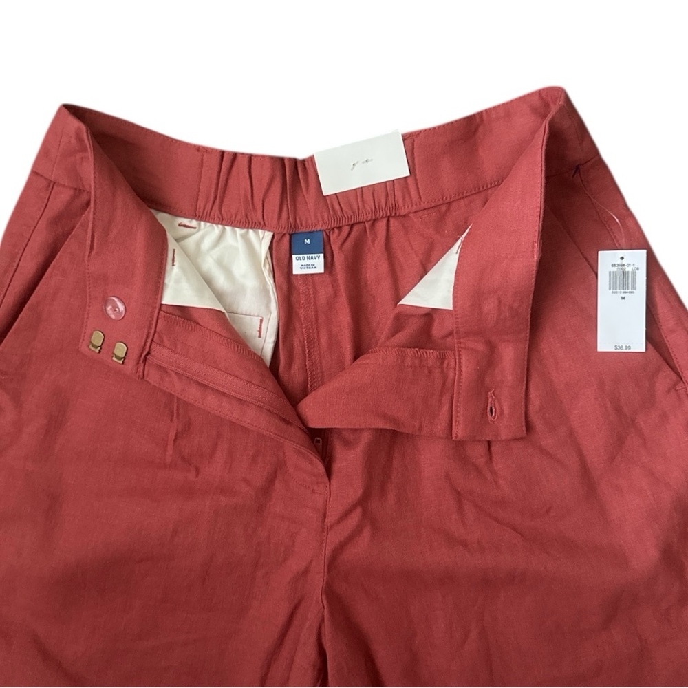 NWT Old Navy High Waisted Linen Shorts size Medium - Picture 3 of 3